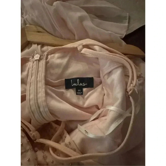 Lulus Glamorous Gala Pink Dress M Wedding GuestBridesmaid Formal Evening Gown - Picture 7 of 8